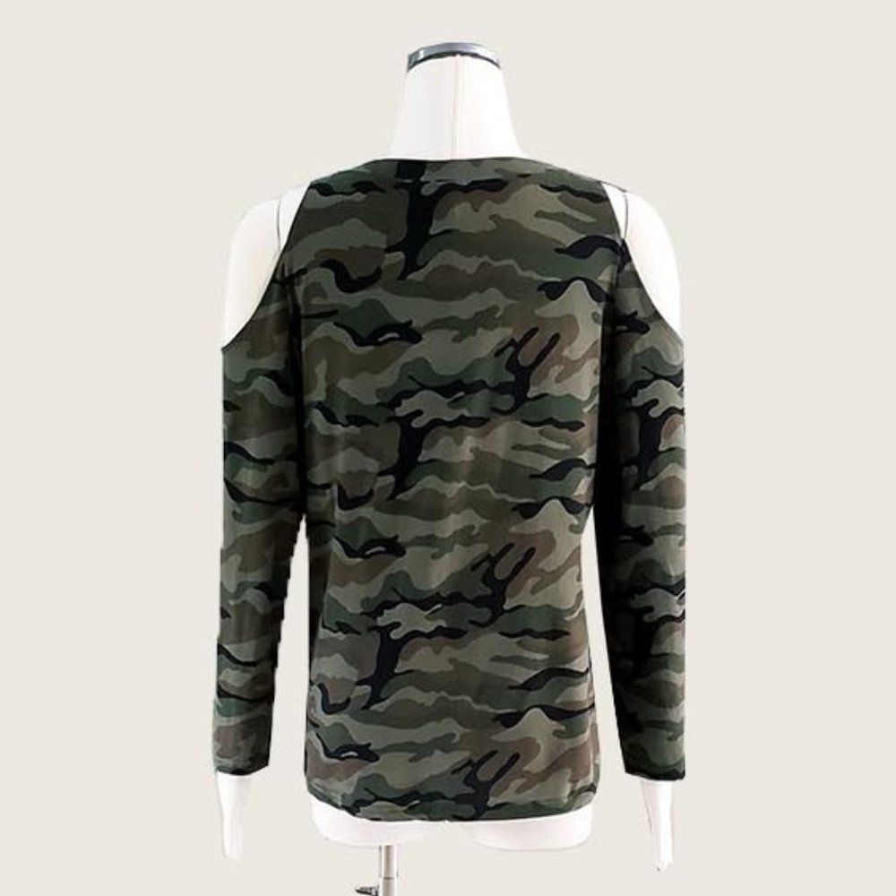 Leo Rosi Cold Shoulder Top - Picture 5 of 6